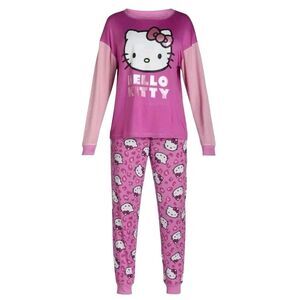 Sanrio Disney Hello Kitty Women's Lounge Top and Pants